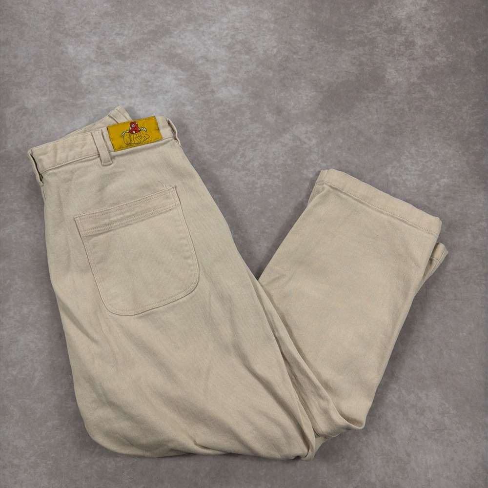Butter Goods Santosu‎ Work Pants Cotton Canvas Skate Trousers Size 30 Tan Beige